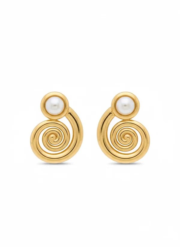 Gold_Vortex_Pearls_Earrings_For_Women